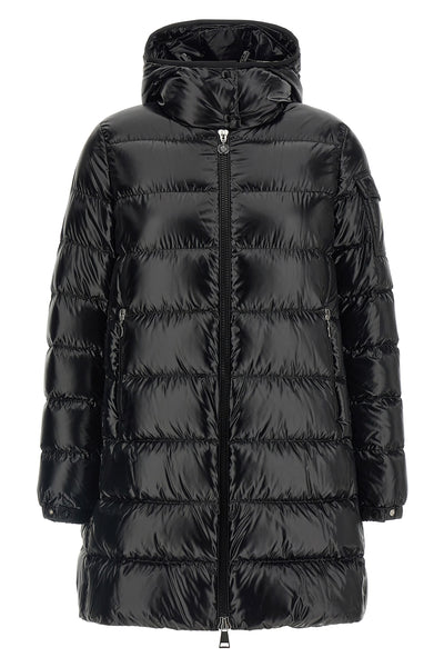 the moncler courcelles long down jacket defines contemporary outerwear through r