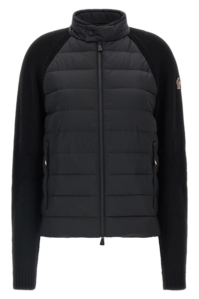 the black moncler grenoble cardigan