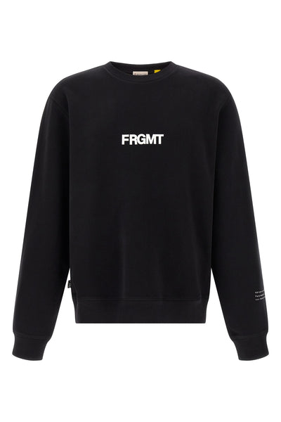 the moncler genius x fragment cotton jersey crew neck sweatshirt