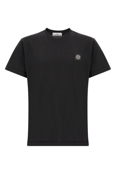 the stone island 2100027 garment-dyed 60/2 cotton jersey t-shirt