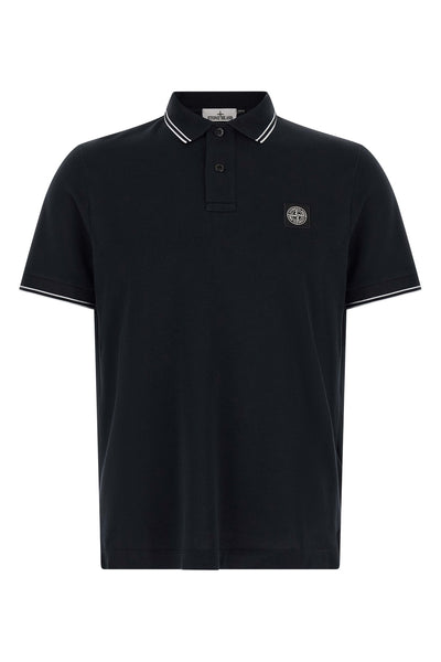2200010 polo shirt in stretch cotton piqué