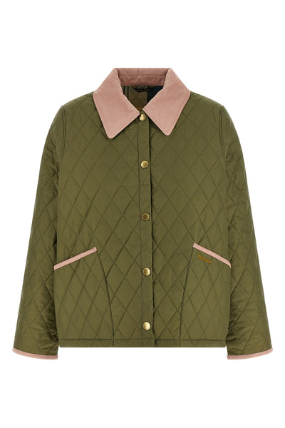 liddesdale cropped icons diamond-quilted tech fabric jacket