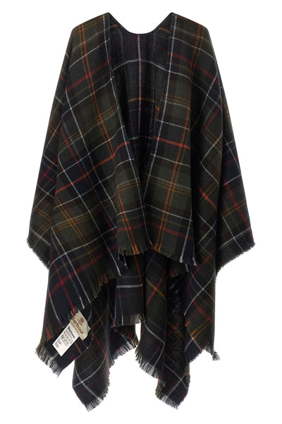 the barbour montieth serape cape redefines the concept of layering through an