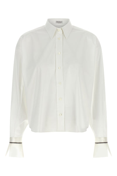 the brunello cucinelli shirt reinterprets the codes of classic tailoring through