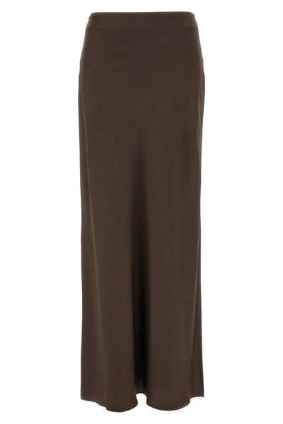 long skirt in viscose blend