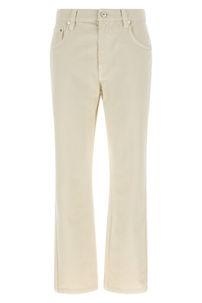 brunello cucinelli trousers feature a classic five-pocket silhouette