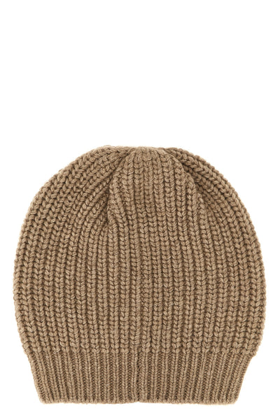 diamante shaved cashmere and silk knit beanie