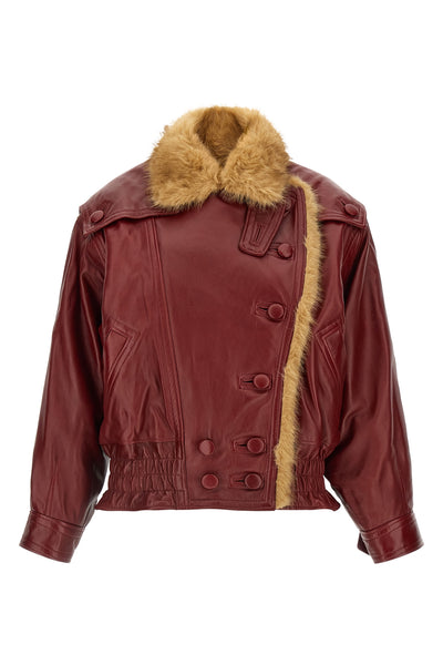 the isabel marant valina jacket stands out for a silhouette