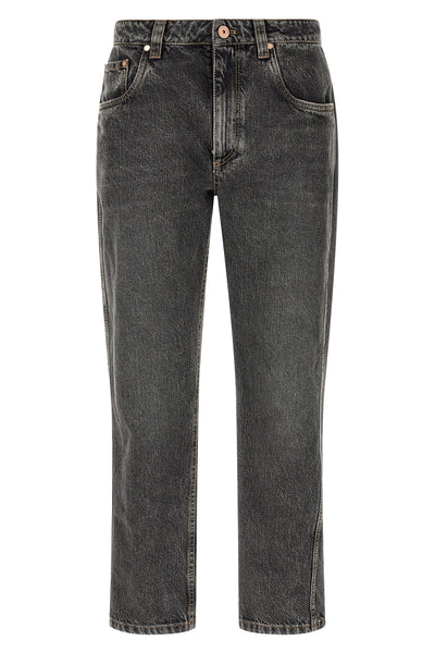 brunello cucinelli jeans reinterpret casual aesthetics through rigorous tailorin