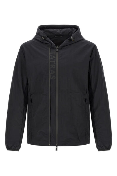 audee jacket in water-repellent high-density nylon fabric