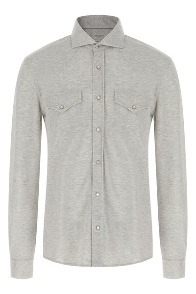 cotton piqué shirt