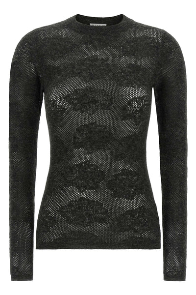 brunello cucinellis flower lace shirt redefines knitwear through a sophistica