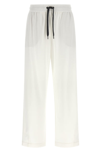 brunello cucinelli track sporty trousers redefine the codes of informal dress