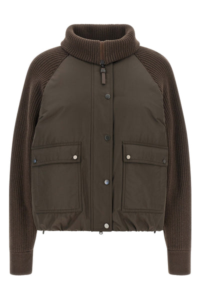 brunello cucinelli down jacket redefines the codes of outerwear through a sophis