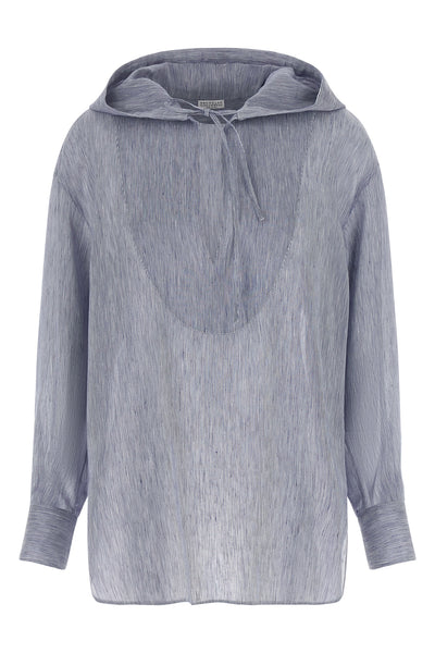 the brunello cucinelli shirt combines sartorial precision