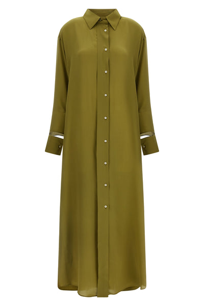 long antoine silk dress