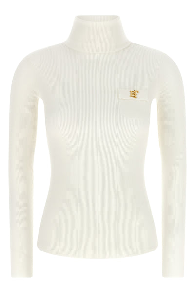 the elisabetta franchi turtleneck sweater defines a new concept of everyday luxu