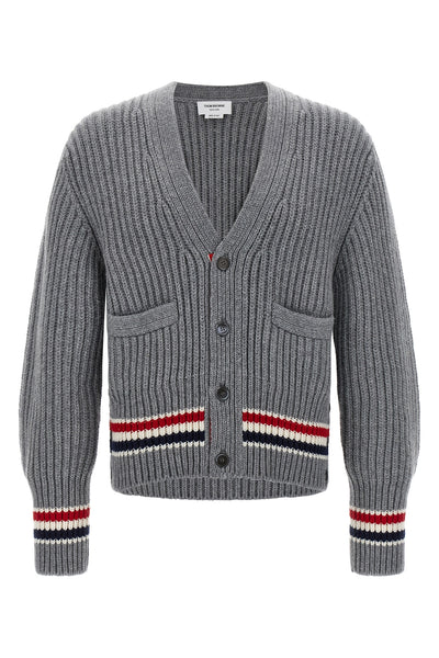 ribbed cashmere cardigan