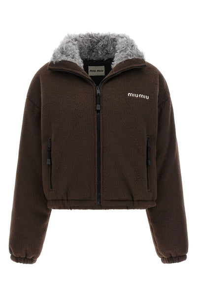 fleece down jacket