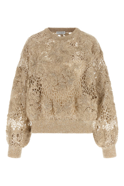 the brunello cucinelli whispering bloom embroidery knit redefines the art of k