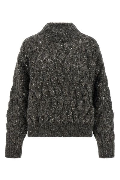 dazzling waves mohair blend sweater