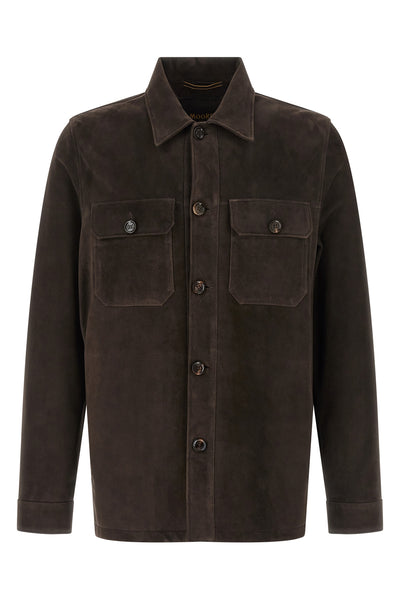 suede klaus overshirt