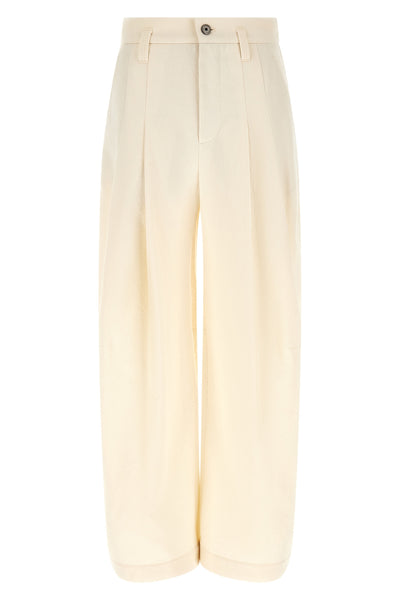 brunello cucinelli cotton and wool blend trousers set new standards of everyday