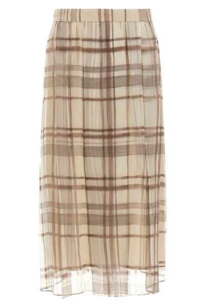 the brunello cucinelli pleated skirt defines a new concept of sartorial fluidity