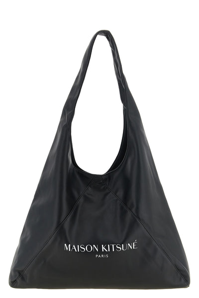 the maison kitsuné triangle shoulder bag