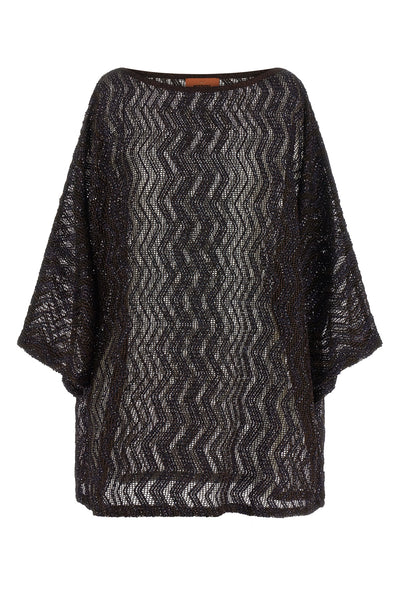 viscose blend mesh mini dress