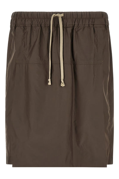 moncler + rick owens kiltshorts bermuda short in technical fabric