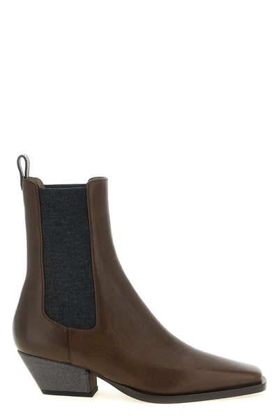 brunello cucinelli ankle boots redefine the codes of classic footwear through ge