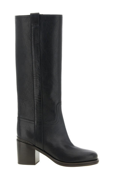 brunello cucinelli high boots in fine riding leather embody the craftsmanship ex