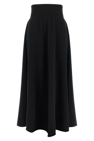 the long extreme cashmere n°498 grace short skirt defines contemporary knitwea