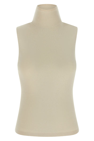 the collarbone extreme cashmere n° 502 sleeveless top redefines everyday eleganc