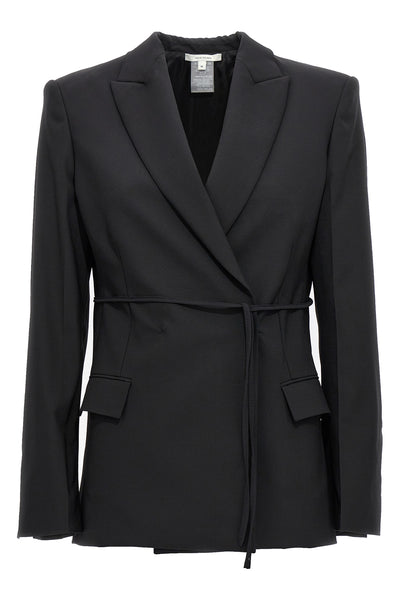 double breast wool blazer