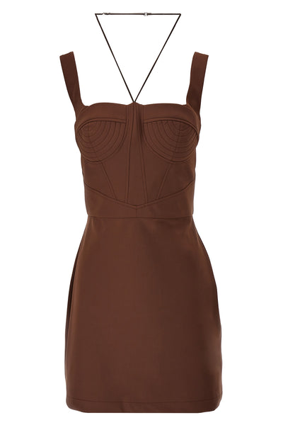 maddie mini dress in stretch fabric
