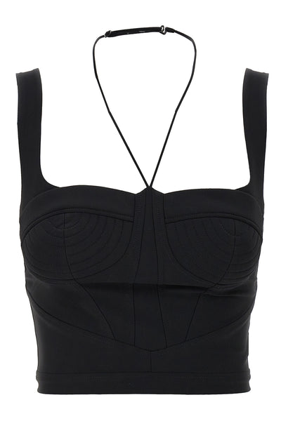 stretch fabric top
