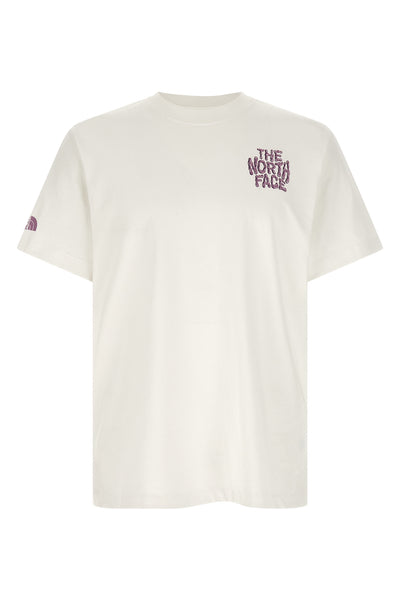 220 g/m² single cotton jersey drip logo t-shirt