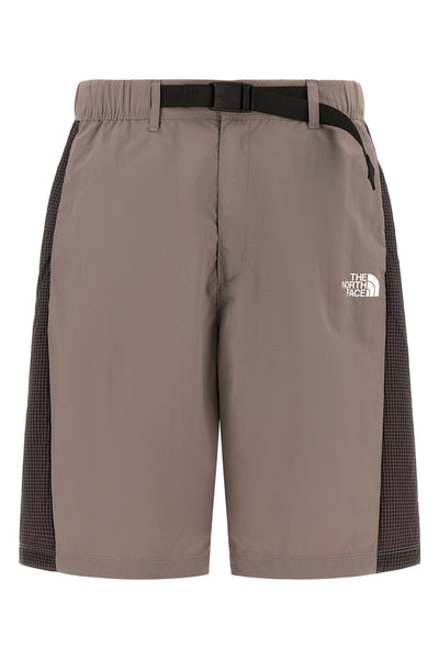 nse bermuda shorts in wrinkled effect technical fabric