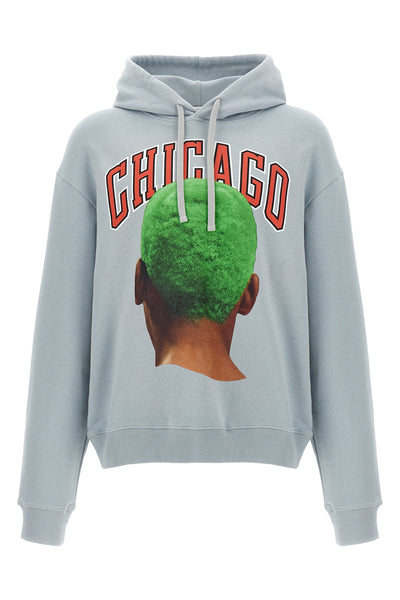 chicago player green gauze cotton hoodie
