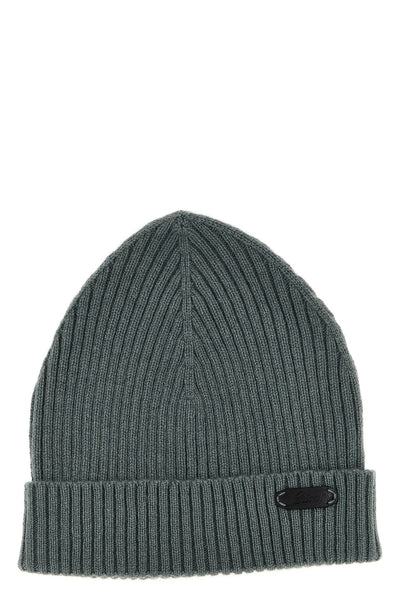 english ribbed beanie in cashmere