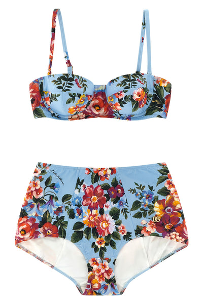 re-edition 2000 all-over flower print lycra bikini