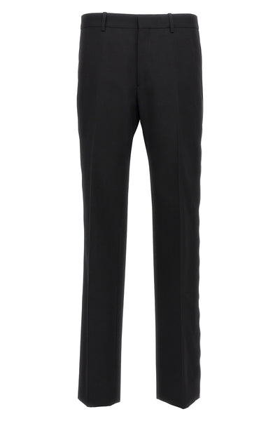 ow emb wool pants