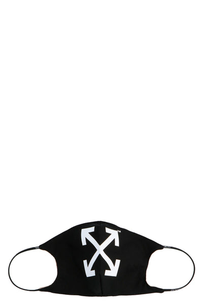 off-white arrow cotton mask