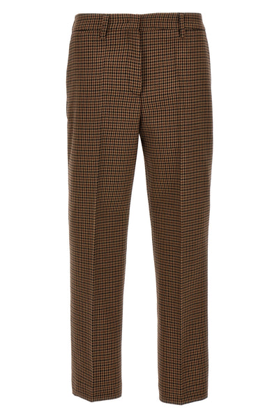 houndstooth wool pants