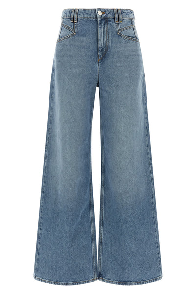 marant etoile lemony jeans redefine the everyday silhouette through a high-waist