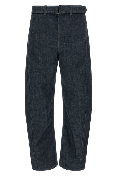 lemaire twisted belted trousers