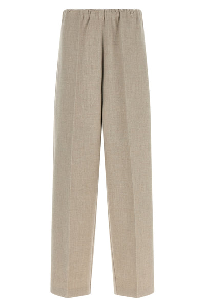 the fabiana filippi trevi trousers are distinguished by a wide and relaxed sil