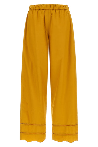 light cotton poplin pants